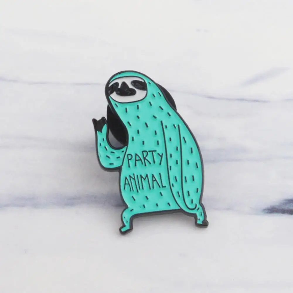 Creative Cute Party Pins Sloth Flash Enamel Lapel Brooch Pin Cartoon Gifts for Girls Kids
Creative Cute Party Pins Sloth Flash Enamel Lapel Brooch Pin Cartoon Gifts for Girls Kids