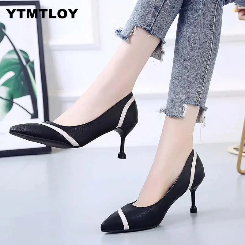 2019 Women Pumps Fashion Spell Color High Heels Single Shoes Female Spring Summer Patent Leather Wedding Party Shoes Woman
2019 Women Pumps Fashion Spell Color High Heels Single Shoes Female Spring Summer Patent Leather Wedding Party Shoes Woman