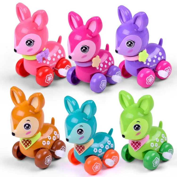 Clockwork Spring Toy Mini Funny Colorful Creative cart Toy Baby Kid Dear Wind Up Running Gift Random Color for newborn baby
Clockwork Spring Toy Mini Funny Colorful Creative cart Toy Baby Kid Dear Wind Up Running Gift Random Color for newborn baby