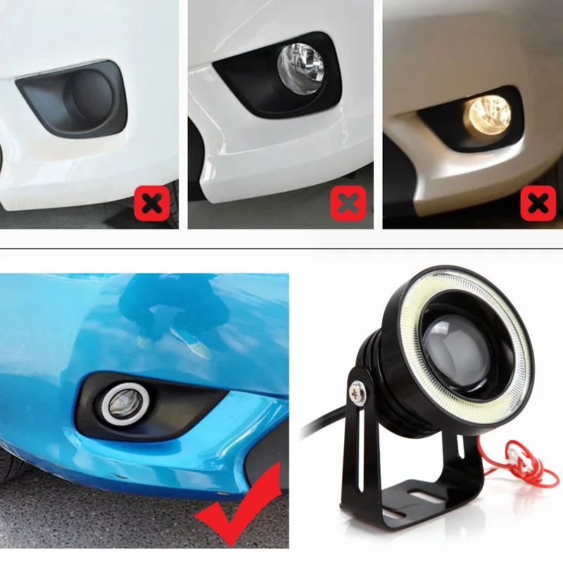 2.5 Inch 64mm Car SUV White LED COB Halo Angel Eye Rings Fog Light Projector Lamp
2.5 Inch 64mm Car SUV White LED COB Halo Angel Eye Rings Fog Light Projector Lamp