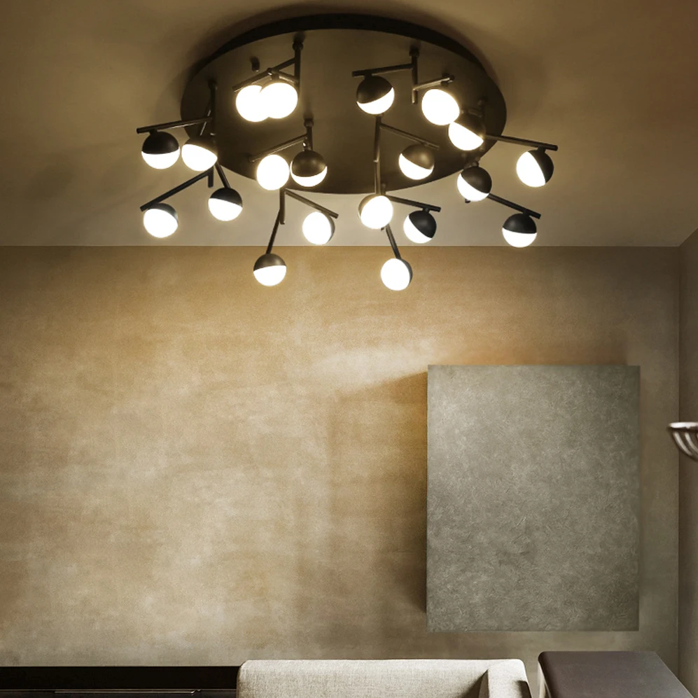 LED Postmodern Nodic Iron Aluminum Acrylic Molecule Chandelier Lighting LED Lamp LED Ligh For Foyer Bedroom Dinning Room
LED Postmodern Nodic Iron Aluminum Acrylic Molecule Chandelier Lighting LED Lamp LED Ligh For Foyer Bedroom Dinning Room