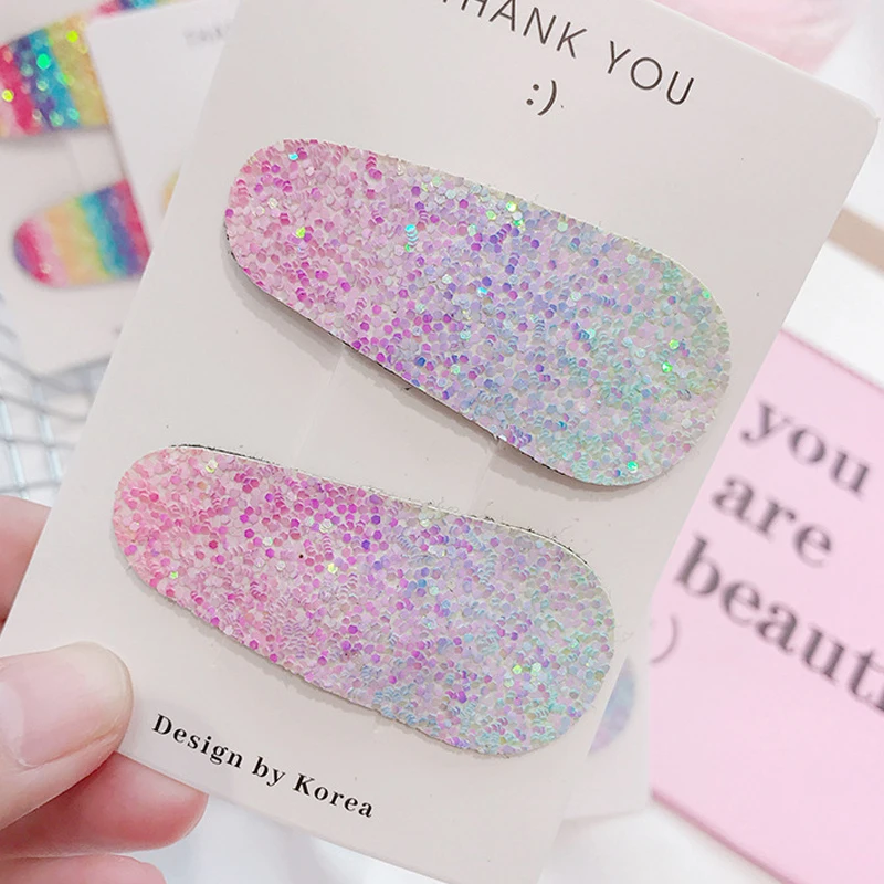 Baby Children Cute Shiny BB Snap Hairclip Hairpins Mermaid Rainbow Hair Clips For Girls Hair Accessories Women Hairgrip Barrette
Baby Children Cute Shiny BB Snap Hairclip Hairpins Mermaid Rainbow Hair Clips For Girls Hair Accessories Women Hairgrip Barrette