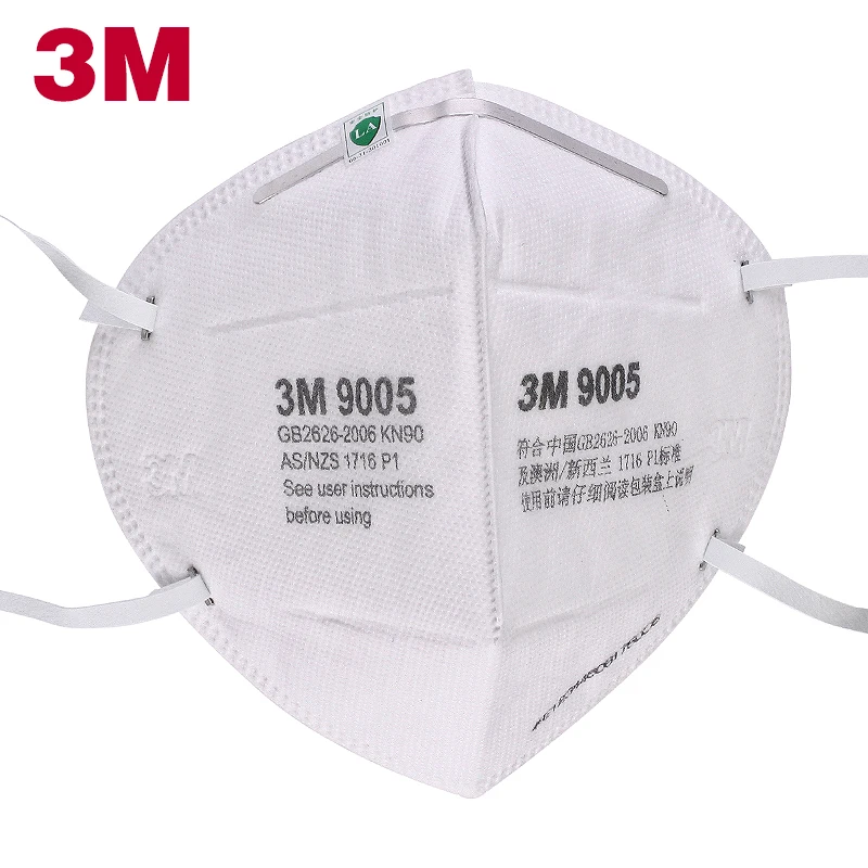 3M 9005 Dust Safety Protective Mask 3pcs/Lot Anti-particles Respirator Mask Folded KN90 Standard PM2.5 Mask H012820
3M 9005 Dust Safety Protective Mask 3pcs/Lot Anti-particles Respirator Mask Folded KN90 Standard PM2.5 Mask H012820