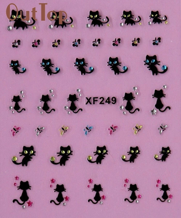 OutTop Nail Art Stickers Decals Nail Decoration Diamond Cat Butterfly Design CUTE NAIL DECORATION
OutTop Nail Art Stickers Decals Nail Decoration Diamond Cat Butterfly Design CUTE NAIL DECORATION