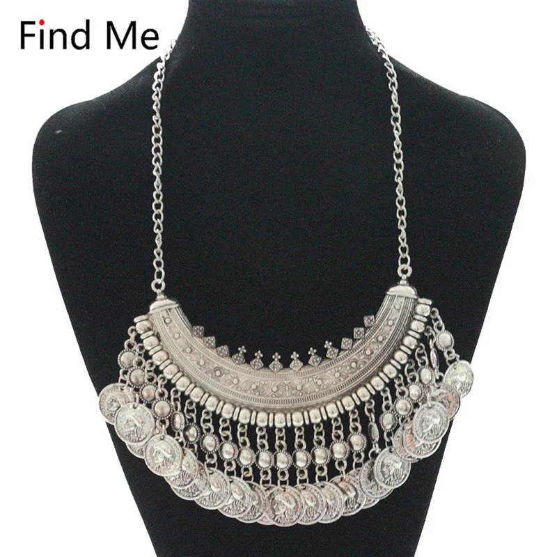 Find Me 2019 Fashion bijoux chain collar choker necklace Bohemian vintage long tassels sliver ethnic maxi necklace women Jewelry
Find Me 2019 Fashion bijoux chain collar choker necklace Bohemian vintage long tassels sliver ethnic maxi necklace women Jewelry