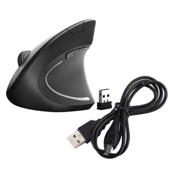 2.4G Wireless Optical Wireless Mouse Vertical Ergonomic Upright Optical 5 Buttons Mice with USB Receiver for Laptop PC EM88
2.4G Wireless Optical Wireless Mouse Vertical Ergonomic Upright Optical 5 Buttons Mice with USB Receiver for Laptop PC EM88
