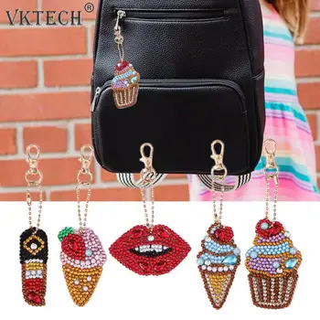 5pcs DIY Ice Cream Full Drill Special Shaped Diamond Painting Keychain Gift Cross Stitch Embroidery Women Bag Decor Key Chain
5pcs DIY Ice Cream Full Drill Special Shaped Diamond Painting Keychain Gift Cross Stitch Embroidery Women Bag Decor Key Chain