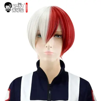 HSIU High quality Shoto Todoroki Cosplay Wig My Hero Academy/Academia Costume Play Wigs Halloween Costumes Hair free shipping
HSIU High quality Shoto Todoroki Cosplay Wig My Hero Academy/Academia Costume Play Wigs Halloween Costumes Hair free shipping