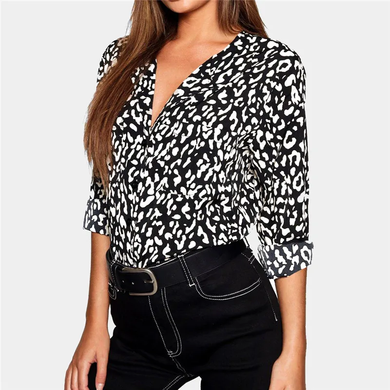 Blouse Women 2019 Sexy Leopard Print Vintage Blouse Ladies Casual Shirt Office Blouse Long Sleeve Tunic Tops Chemisier Femme
Blouse Women 2019 Sexy Leopard Print Vintage Blouse Ladies Casual Shirt Office Blouse Long Sleeve Tunic Tops Chemisier Femme