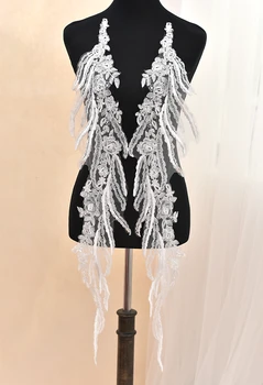 5 pairs Wing Cotton Embroidery Bridal lace applique pair , Lace Patch Motify for wedding , veils, bridal gowns 17 x 90cm
5 pairs Wing Cotton Embroidery Bridal lace applique pair , Lace Patch Motify for wedding , veils, bridal gowns 17 x 90cm