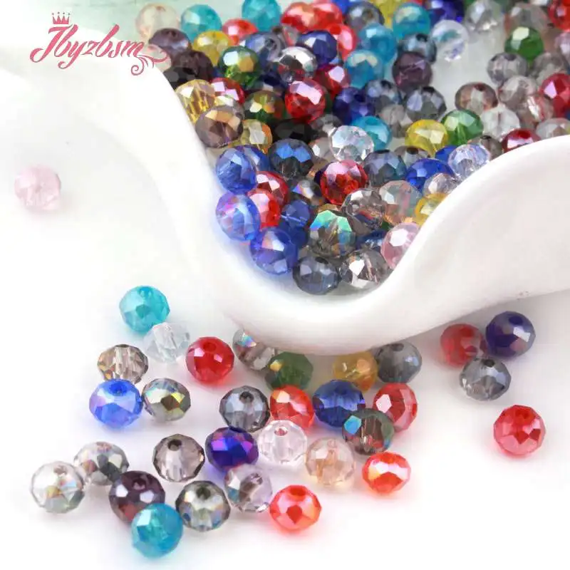 Mixed Colors 50pc Rondelle Austria Crystal Glass Beads Faceted Loose Spacer For Jewelry Making DIY Necklace Breaclet Beads 3*4mm
Mixed Colors 50pc Rondelle Austria Crystal Glass Beads Faceted Loose Spacer For Jewelry Making DIY Necklace Breaclet Beads 3*4mm