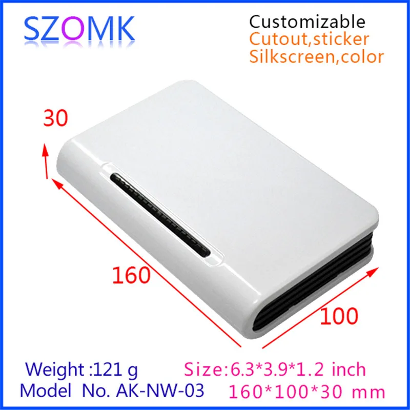 plastic housing for PCB abs plastic enclosure (1 pcs) 160*100*30mm plastic box distrubition enclosure distrubition enclosure
plastic housing for PCB abs plastic enclosure (1 pcs) 160*100*30mm plastic box distrubition enclosure distrubition enclosure