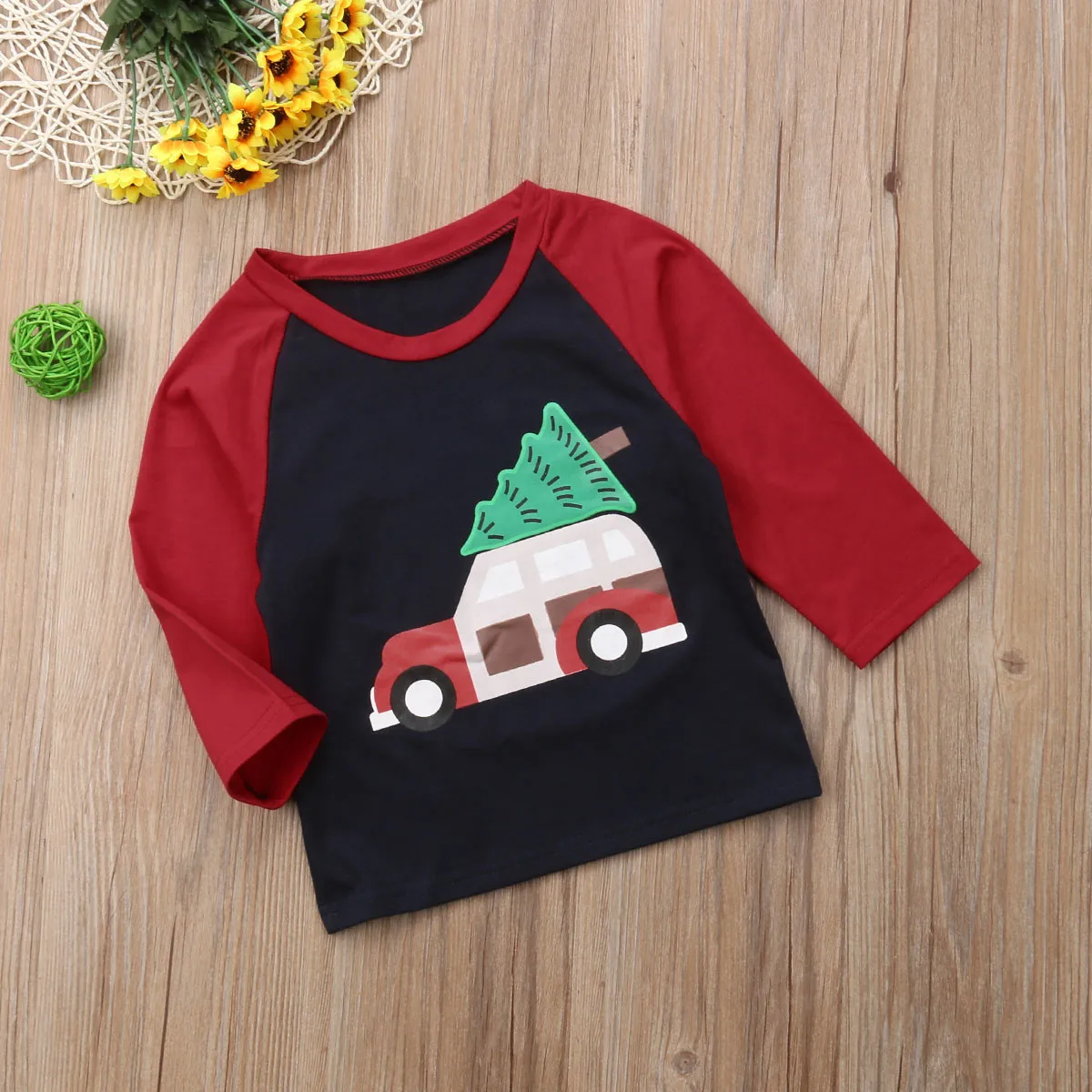 Kids Toddler Girls clothes round neck pullover Cotton Long Sleeve T-shirts car print baby autumn Christmas Tops one pieces
Kids Toddler Girls clothes round neck pullover Cotton Long Sleeve T-shirts car print baby autumn Christmas Tops one pieces