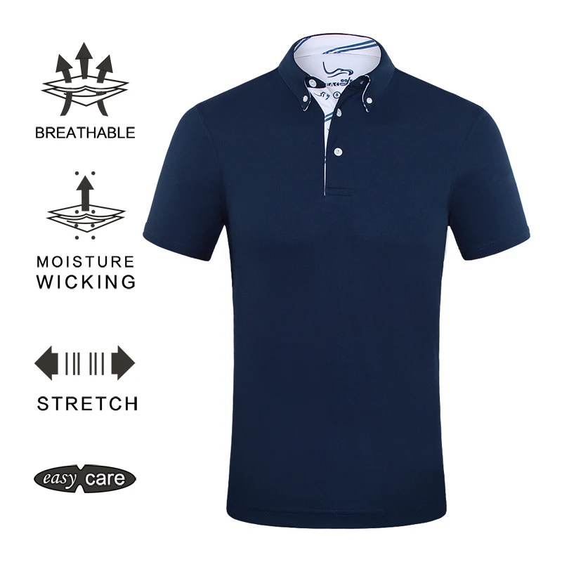 EAGEGOF Man Short Sleeve Golf Tshirt Quick Dry sportswear for outdoor tennis/golf training High stretch fabric Polos shirts
EAGEGOF Man Short Sleeve Golf Tshirt Quick Dry sportswear for outdoor tennis/golf training High stretch fabric Polos shirts