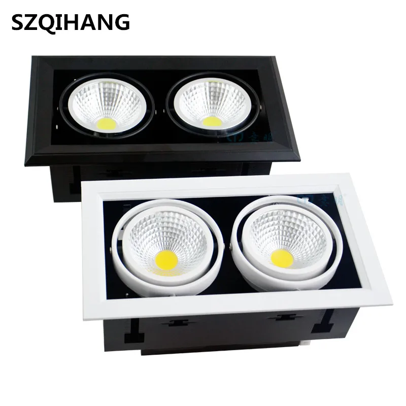 2*10W/2*12W/2*15W Double LED Bean Pot Lights COB Grille Lamp Super Bright Bean Gallbladder Lamp For Indoor CE RoHS AC85-265V
2*10W/2*12W/2*15W Double LED Bean Pot Lights COB Grille Lamp Super Bright Bean Gallbladder Lamp For Indoor CE RoHS AC85-265V