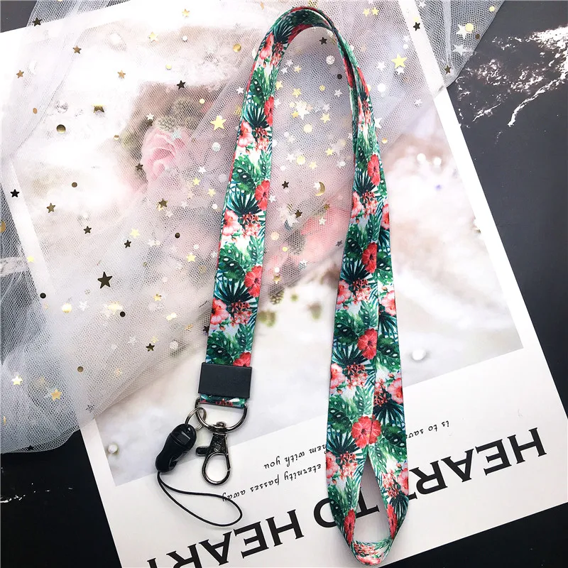 Spring Scent Floral Neck Strap Lanyards for keys ID Card Gym Mobile Phone Straps USB badge holder DIY Hang Rope Lariat Lanyard
Spring Scent Floral Neck Strap Lanyards for keys ID Card Gym Mobile Phone Straps USB badge holder DIY Hang Rope Lariat Lanyard