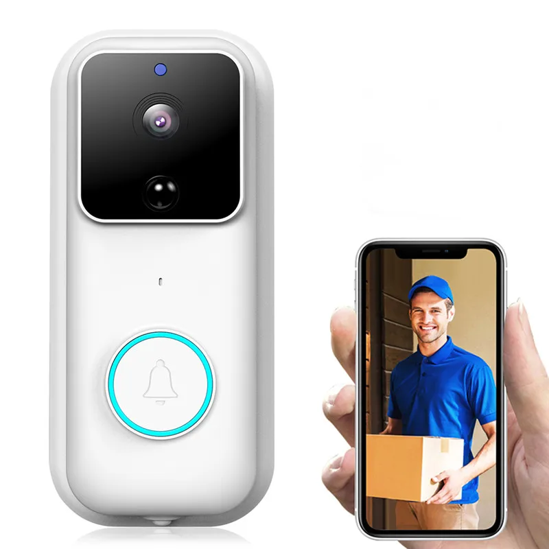 New WiFi Doorbell B60 1080P Video Doorbell Wireless HD Video Intercom Infrared Night Vision PIR Motion Detection Smart Doorbell
New WiFi Doorbell B60 1080P Video Doorbell Wireless HD Video Intercom Infrared Night Vision PIR Motion Detection Smart Doorbell