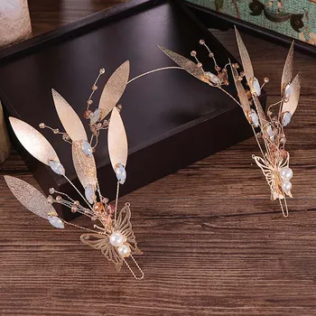Vintage Baroque Gold Leaf Butterfly Pearl Hairband Headband Branch Bridal Tiaras Headpieces Wedding Hair Jewelry Accessories JL
Vintage Baroque Gold Leaf Butterfly Pearl Hairband Headband Branch Bridal Tiaras Headpieces Wedding Hair Jewelry Accessories JL