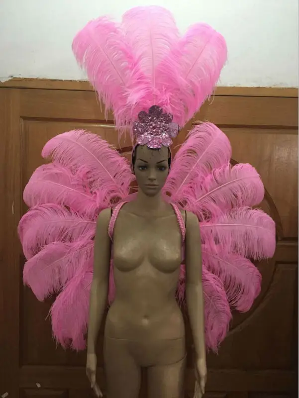 Feather clothing Stage performance catwalk carnival Headdress flower pubs party Men's wear women's clothing
Feather clothing Stage performance catwalk carnival Headdress flower pubs party Men's wear women's clothing