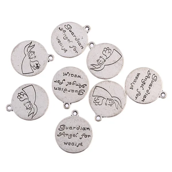 Fashion Plated Tibetan Silver guardian angel for wealth Charms Pendants For Necklace DIY Jewelry making 17x17mm 30pcs
Fashion Plated Tibetan Silver guardian angel for wealth Charms Pendants For Necklace DIY Jewelry making 17x17mm 30pcs