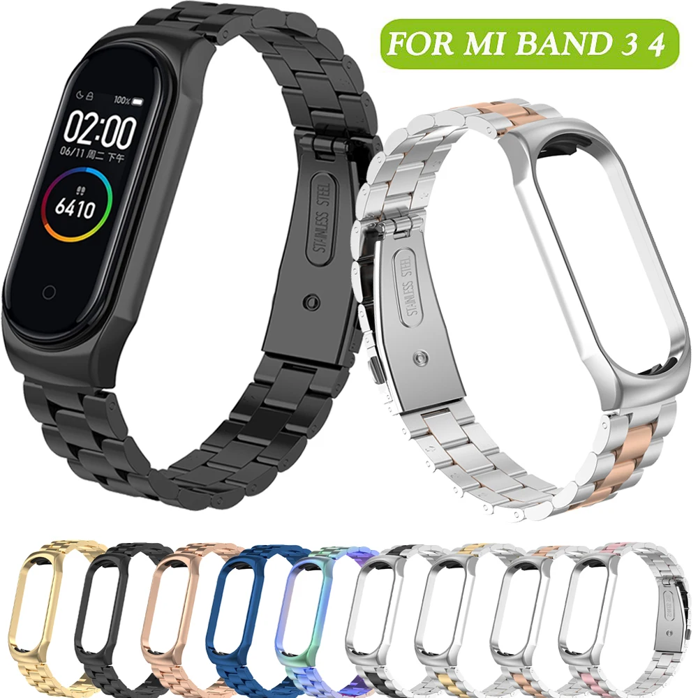 Mi Band 3 4 Watchband Metal Stainless Steel Strap for Xiaomi Mi Band 3 Bracelet Miband 4 Wristband Pulseira Correa Strap
Mi Band 3 4 Watchband Metal Stainless Steel Strap for Xiaomi Mi Band 3 Bracelet Miband 4 Wristband Pulseira Correa Strap