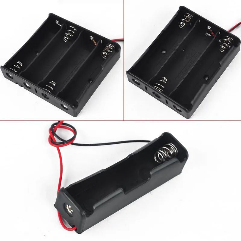 Mayitr 1pc 1/2/3/4 Slots 18650 Battery Storage Case Box Holder with Wires Leads For 18650 Battery
Mayitr 1pc 1/2/3/4 Slots 18650 Battery Storage Case Box Holder with Wires Leads For 18650 Battery