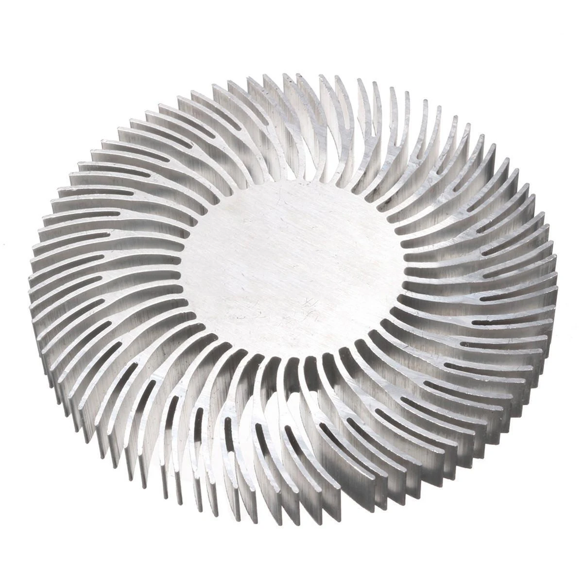 1pc Mayitr Round Spiral Aluminum Heatsink Cooler Led Heat Sink Radiator 90*10mm For 10W High Power LED Light Lamp