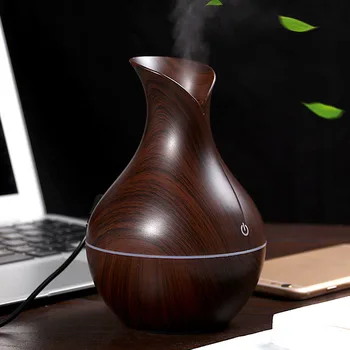 Electric Air Fresheners Aroma oil diffuser ultrasonic wood grain air humidifier USB mini mist maker LED light for home office 
Electric Air Fresheners Aroma oil diffuser ultrasonic wood grain air humidifier USB mini mist maker LED light for home office