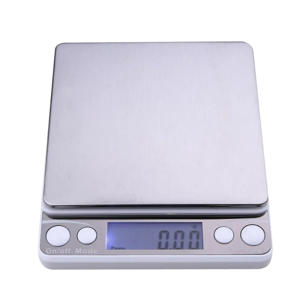 Image 500g x 0.01g Digital Pocket Gram Scale Stainless Steel Platform Jewelry Weight Electronic Balance Kitchen Precision Scale  MFBS