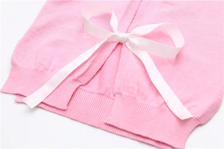2018 Autumn Spring 2-10 Years Old Gift Children'S Clothing O-Neck Long Sleeve Candy Color Knitted Kids Baby Girls Sweater (25)