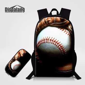 Dispalang Softballs Baseballs 2PCS/Set School Bags With Pencil Case For Children Stylish School Backpack Back Pack Schoolbag
Dispalang Softballs Baseballs 2PCS/Set School Bags With Pencil Case For Children Stylish School Backpack Back Pack Schoolbag