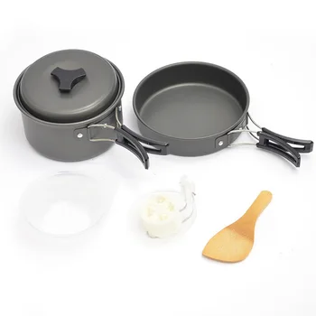 1-2 Portable Outdoor Camping Hiking Cookware Backpacking Cooking Picnic Bowl Pot Pan 8pcs/set High Quality Of Aluminum Alloy
1-2 Portable Outdoor Camping Hiking Cookware Backpacking Cooking Picnic Bowl Pot Pan 8pcs/set High Quality Of Aluminum Alloy