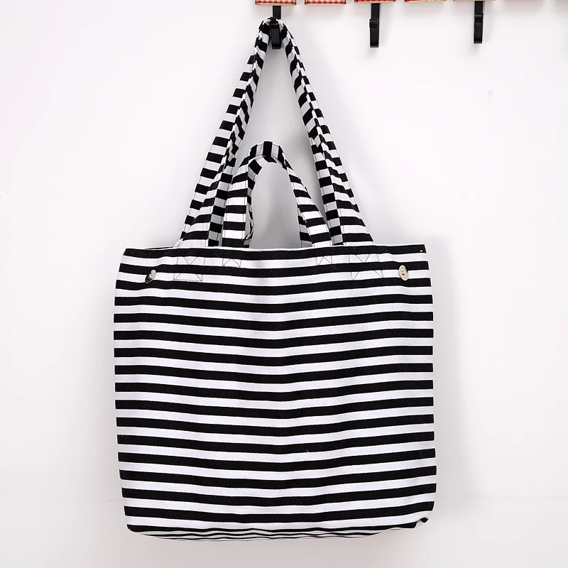 2019 Canvas Fashion Thickening Women Black and white stripes Shoulder Bag Shopping Tote Flax Cotton Shopping Bags Maximal
2019 Canvas Fashion Thickening Women Black and white stripes Shoulder Bag Shopping Tote Flax Cotton Shopping Bags Maximal