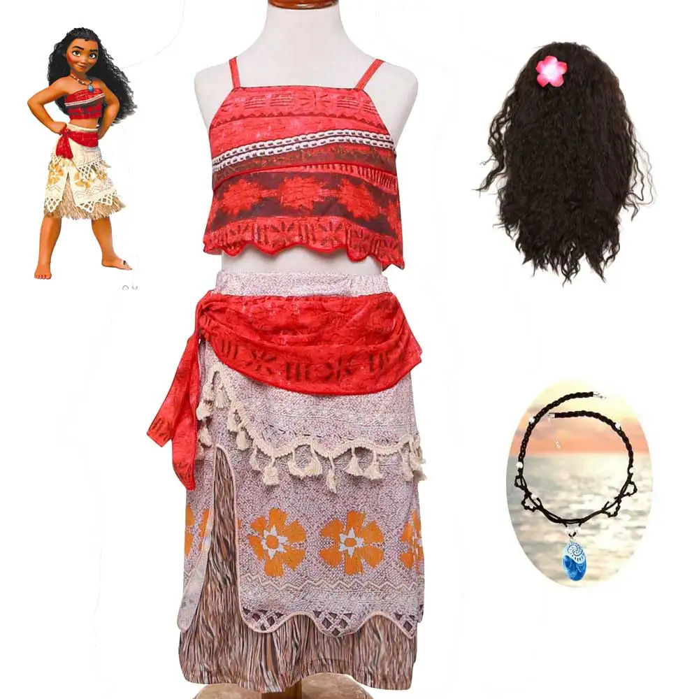 Kids Moana Dress Costumes Princess Vaiana Moana Princess Dress Cosplay Children Halloween Costume Girls Party Dress
Kids Moana Dress Costumes Princess Vaiana Moana Princess Dress Cosplay Children Halloween Costume Girls Party Dress