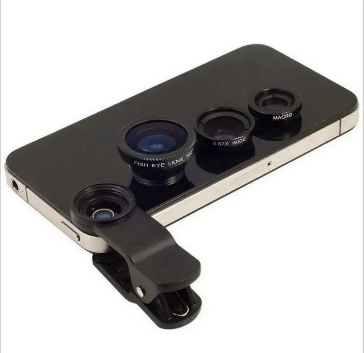 Universal 3 in1 Wide Angle Macro Fisheye Camera Fish Eye For iPhone Smartphone Microscope Earphone Accessories
Universal 3 in1 Wide Angle Macro Fisheye Camera Fish Eye For iPhone Smartphone Microscope Earphone Accessories