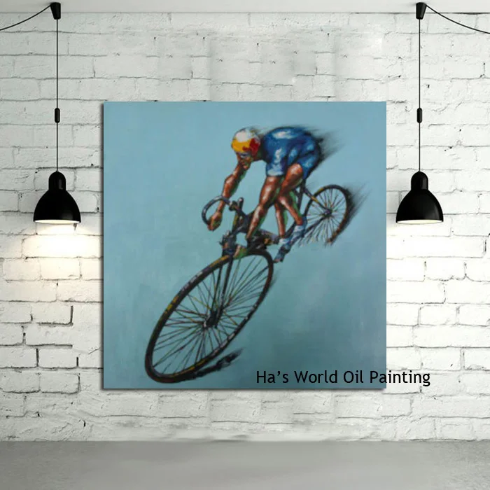 Hand Painted Oil Painting On Canvas Ride Bicycle Art Paintings Modern Decoration Wall Art Living Room Decor Picture No Frame
Hand Painted Oil Painting On Canvas Ride Bicycle Art Paintings Modern Decoration Wall Art Living Room Decor Picture No Frame