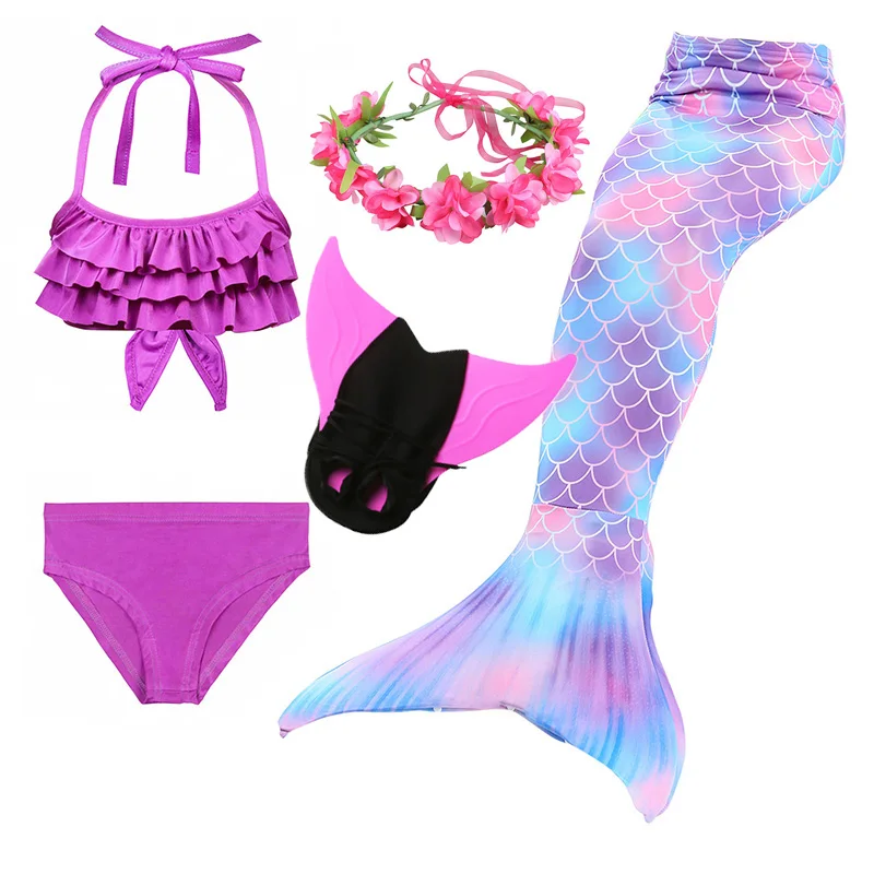 4PCS/Set The Little Mermaid Tail Costume Princess Ariel Mermaid Tail For Swimming Girl Fancy Bikini zeemeerminstaart met monofin
4PCS/Set The Little Mermaid Tail Costume Princess Ariel Mermaid Tail For Swimming Girl Fancy Bikini zeemeerminstaart met monofin