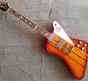 Shaped 6 string electric guitar, silver accessories, free shipping, customizable
Shaped 6 string electric guitar, silver accessories, free shipping, customizable