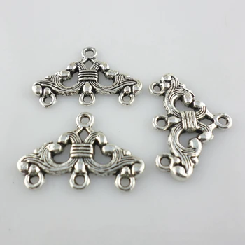 200pcs Zinc Alloy Earring Connector Bails Bead Charms Pendants 15x23mm Tibetan Silver Jewelry Findings
200pcs Zinc Alloy Earring Connector Bails Bead Charms Pendants 15x23mm Tibetan Silver Jewelry Findings