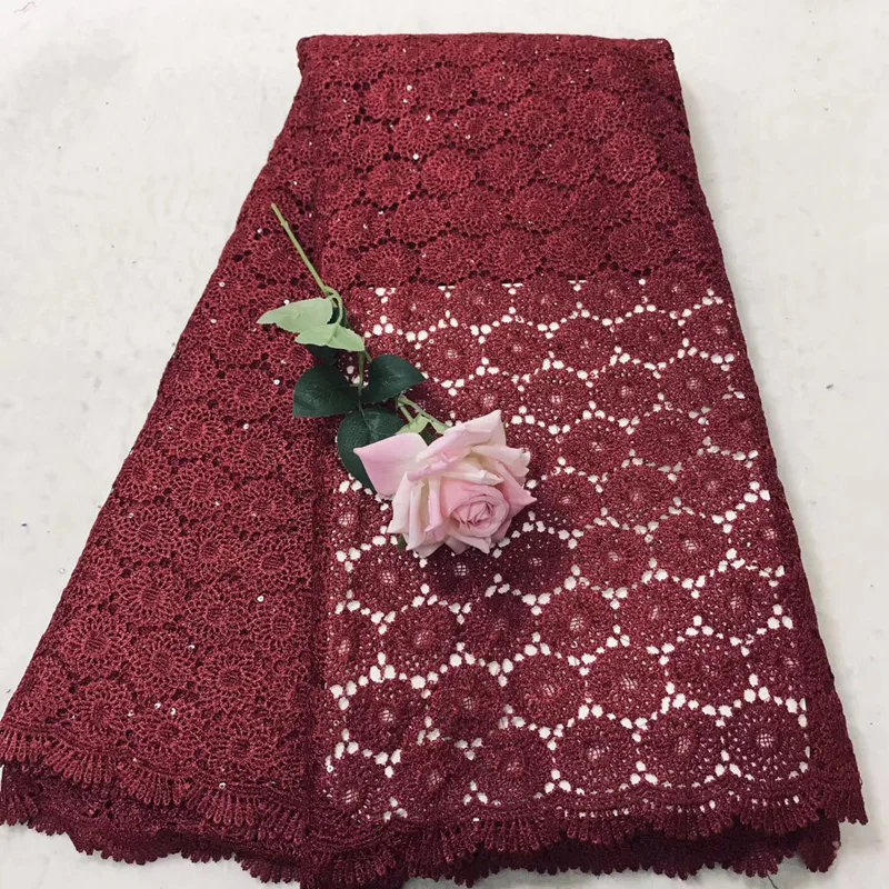 Free shipping (5yards/pc) wine color African big cord lace fabric dry lace fabric with delicate flowers pattern for dress WLV02
Free shipping (5yards/pc) wine color African big cord lace fabric dry lace fabric with delicate flowers pattern for dress WLV02