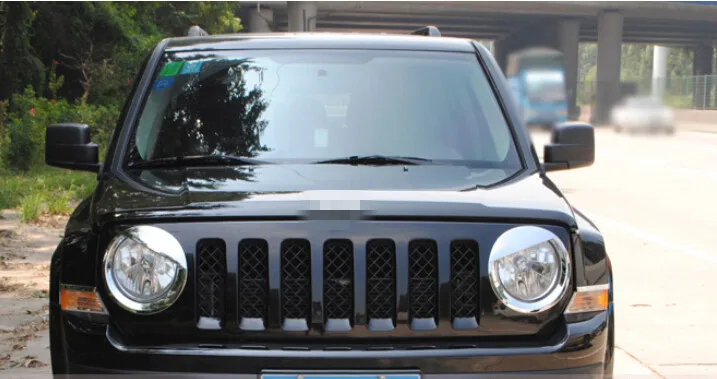 Angry bird style! CHromed ABS Front head light headlamp protector cover circles 2pcs For Jeep Patriot 2015 2014 2013 2012 2011
Angry bird style! CHromed ABS Front head light headlamp protector cover circles 2pcs For Jeep Patriot 2015 2014 2013 2012 2011