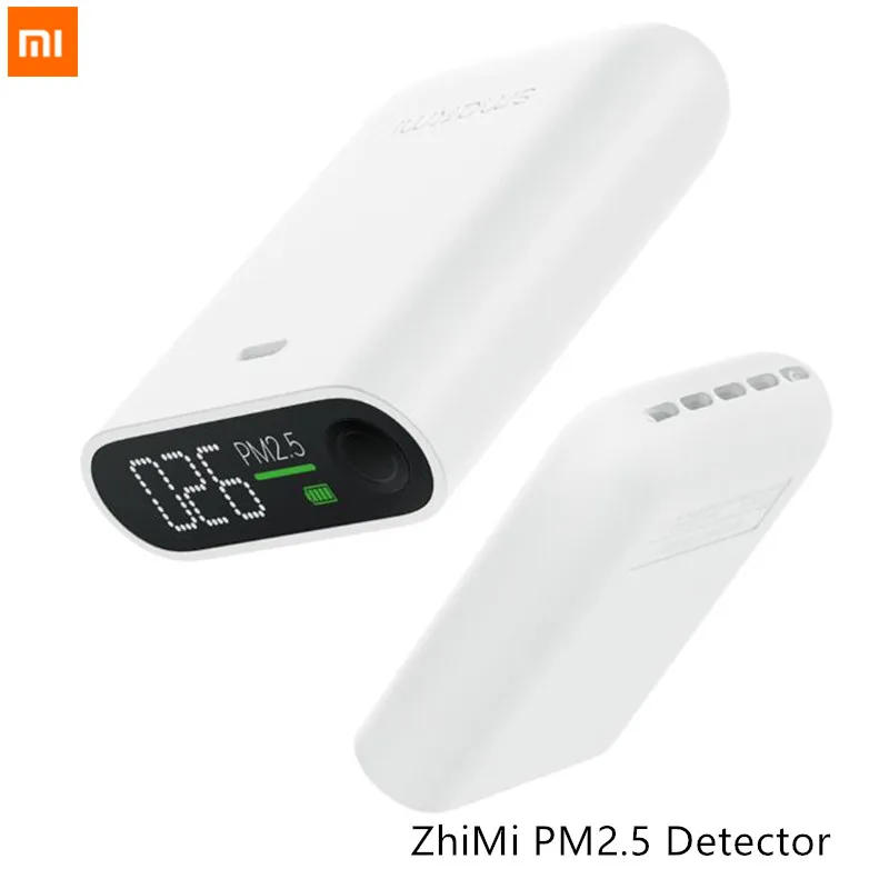 New Xiaomi Zhimi PM2.5 Detector Xiaomi Air Quality Tester OLED Screen Intelligent Display High Precision Laser Portable Sensor
New Xiaomi Zhimi PM2.5 Detector Xiaomi Air Quality Tester OLED Screen Intelligent Display High Precision Laser Portable Sensor
