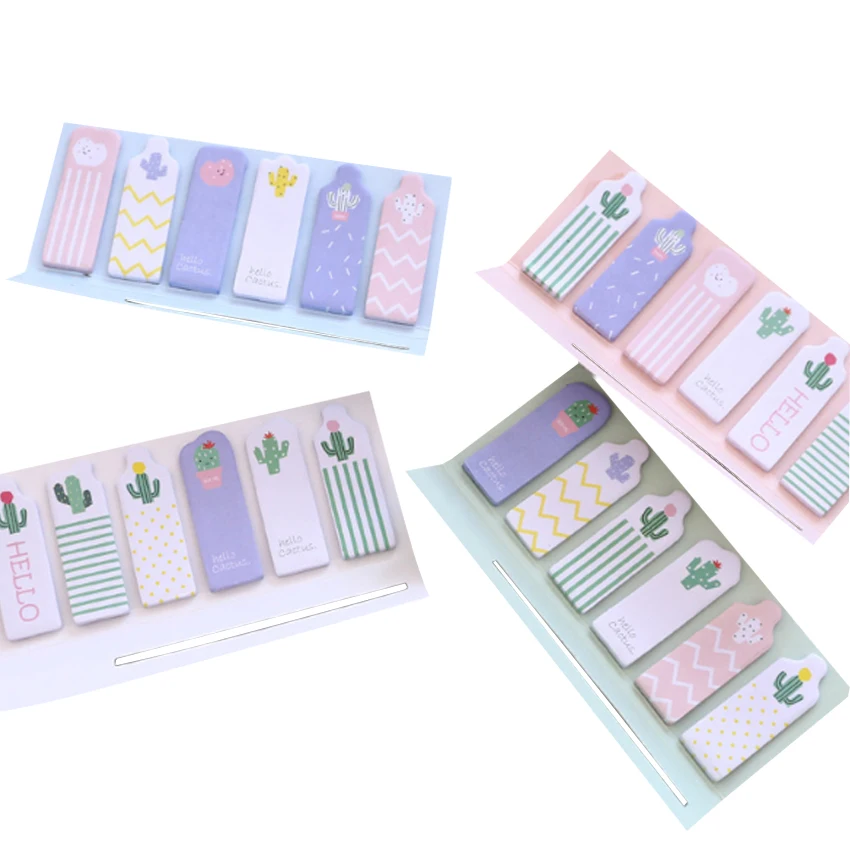 1pack/lot Kawaii Mini Memo Candy-colored Cactus Indicates Special Shape Sticky Notes Memo Stickers DIY Diary Decoration Gift
1pack/lot Kawaii Mini Memo Candy-colored Cactus Indicates Special Shape Sticky Notes Memo Stickers DIY Diary Decoration Gift