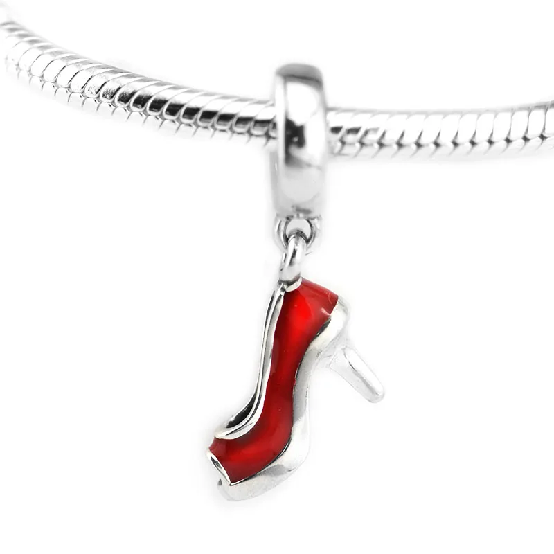 Pandulaso 100% 925 Sterling Silver Jewelry beads DIY Making Highheel Red Bead Fit European Charm Bracelet Choker & Necklace
Pandulaso 100% 925 Sterling Silver Jewelry beads DIY Making Highheel Red Bead Fit European Charm Bracelet Choker & Necklace