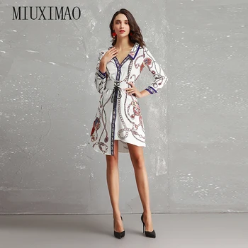 Best Quality 2018 Latest Fall Fashion Elegant V-Neck Long Sleeve Print A-Line Knee-Length Vintage Irregular Dress Women
Best Quality 2018 Latest Fall Fashion Elegant V-Neck Long Sleeve Print A-Line Knee-Length Vintage Irregular Dress Women