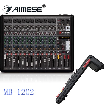 MB-1202 12 Channel Microphone Digital Sound Mixing Amplifier Console Pro Karaoke Audio Mixer With USB MP3 48V Phantom Power
MB-1202 12 Channel Microphone Digital Sound Mixing Amplifier Console Pro Karaoke Audio Mixer With USB MP3 48V Phantom Power