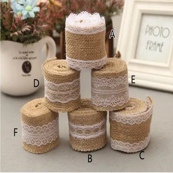 10 Meter 5cm Jute Burlap Rolls Hessian Ribbon with Lace Rustic Vintage Wedding Decoration Supplies Christmas Diy Ornament Burlap
10 Meter 5cm Jute Burlap Rolls Hessian Ribbon with Lace Rustic Vintage Wedding Decoration Supplies Christmas Diy Ornament Burlap