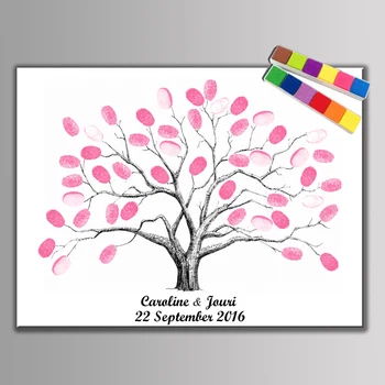DIY Wedding Tree Fingerprint Signature Guest Book Party Decoration Gift Decor Party Supply Baby Shower Canvas Painting HK001
DIY Wedding Tree Fingerprint Signature Guest Book Party Decoration Gift Decor Party Supply Baby Shower Canvas Painting HK001