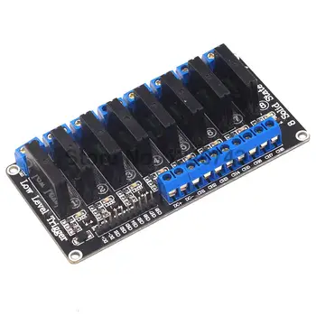 5V 12V 24V 3-24V 8 Channel Solid State Relay Module Low Level Trigger DC-AC/DC-DC 250V 2A Output with Resistive Fuse
5V 12V 24V 3-24V 8 Channel Solid State Relay Module Low Level Trigger DC-AC/DC-DC 250V 2A Output with Resistive Fuse