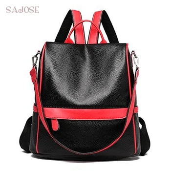 Women Leather Fashion Backpacks Medium Student Black Vintage Simple Backpack For Teenage Girls Shoulder School Bag Drop Shipping
Women Leather Fashion Backpacks Medium Student Black Vintage Simple Backpack For Teenage Girls Shoulder School Bag Drop Shipping